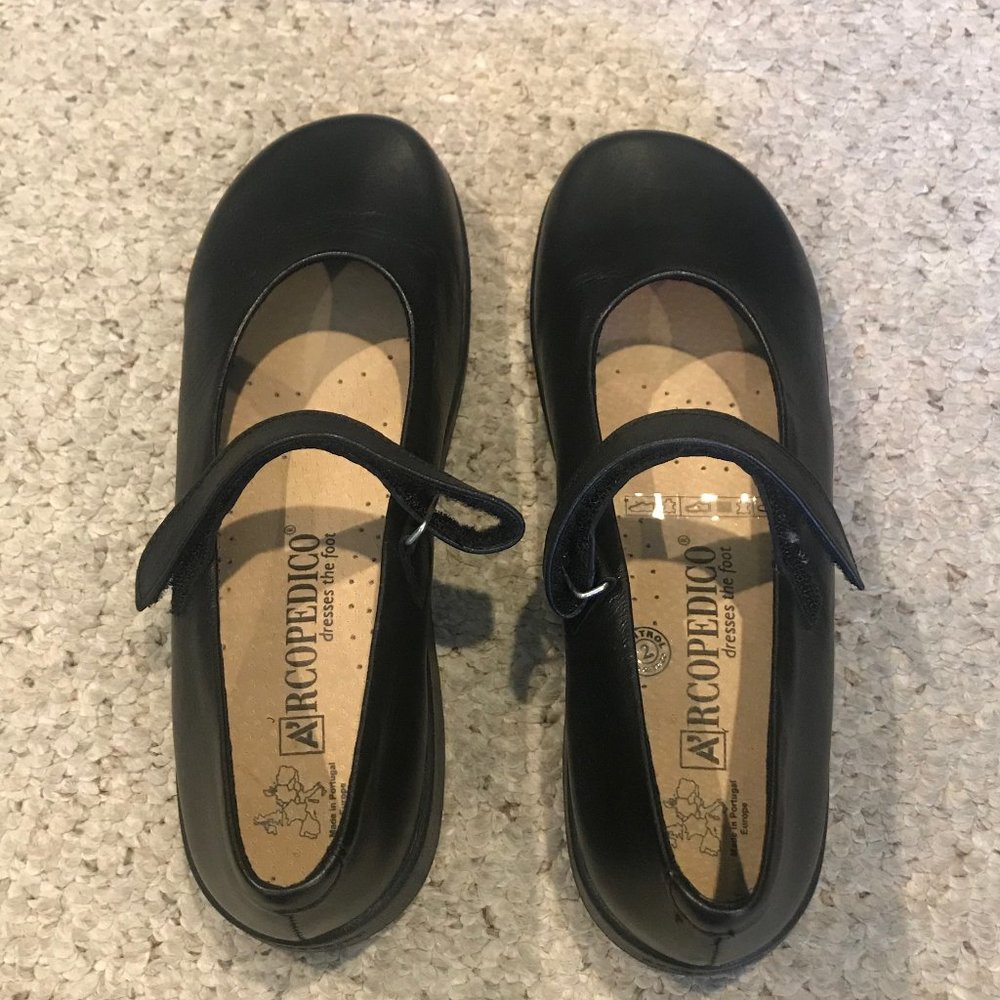 Arcopedico Scala size 35(US size 5) Black Leather